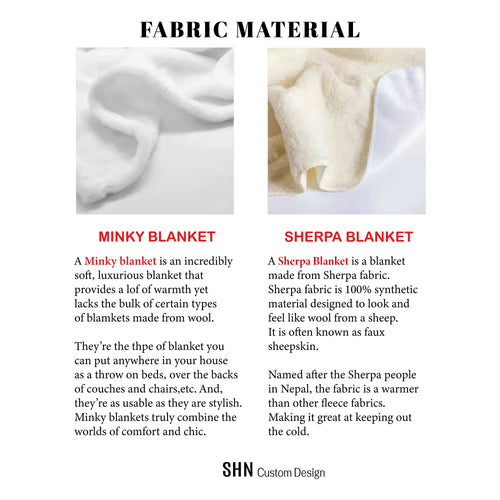 Custom Family Name Blanket