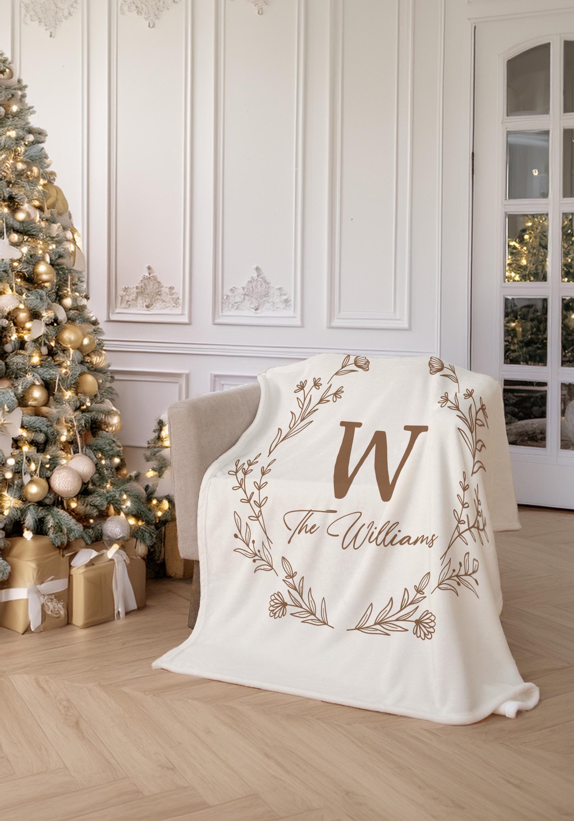 Custom Family Name Blanket