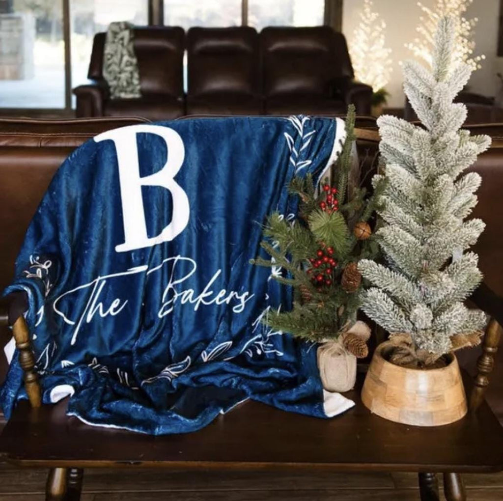 Custom Family Name Blanket