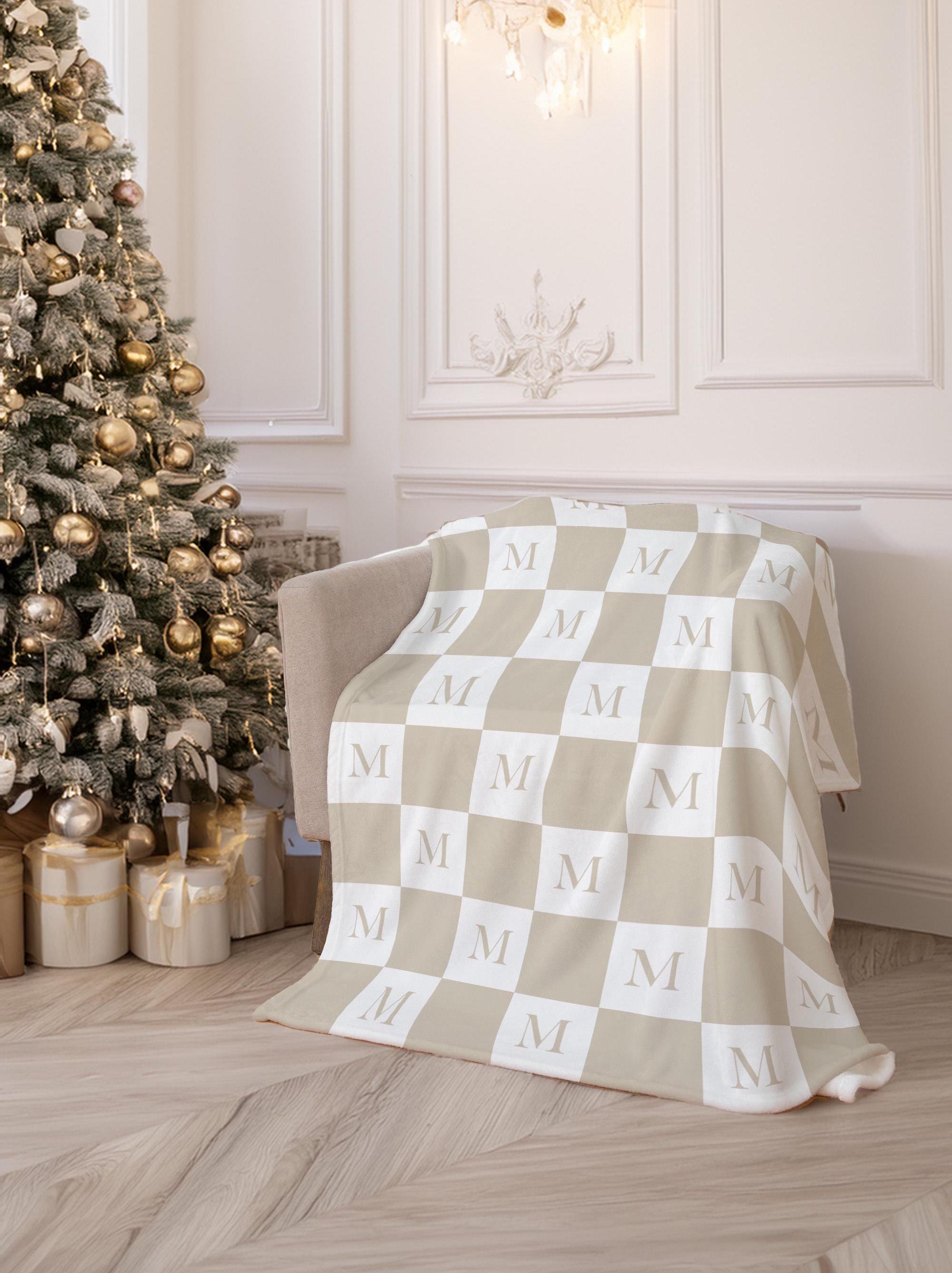 Personalized Plush Throw Blanket