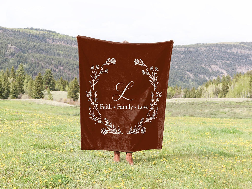 Custom Family Name Blanket