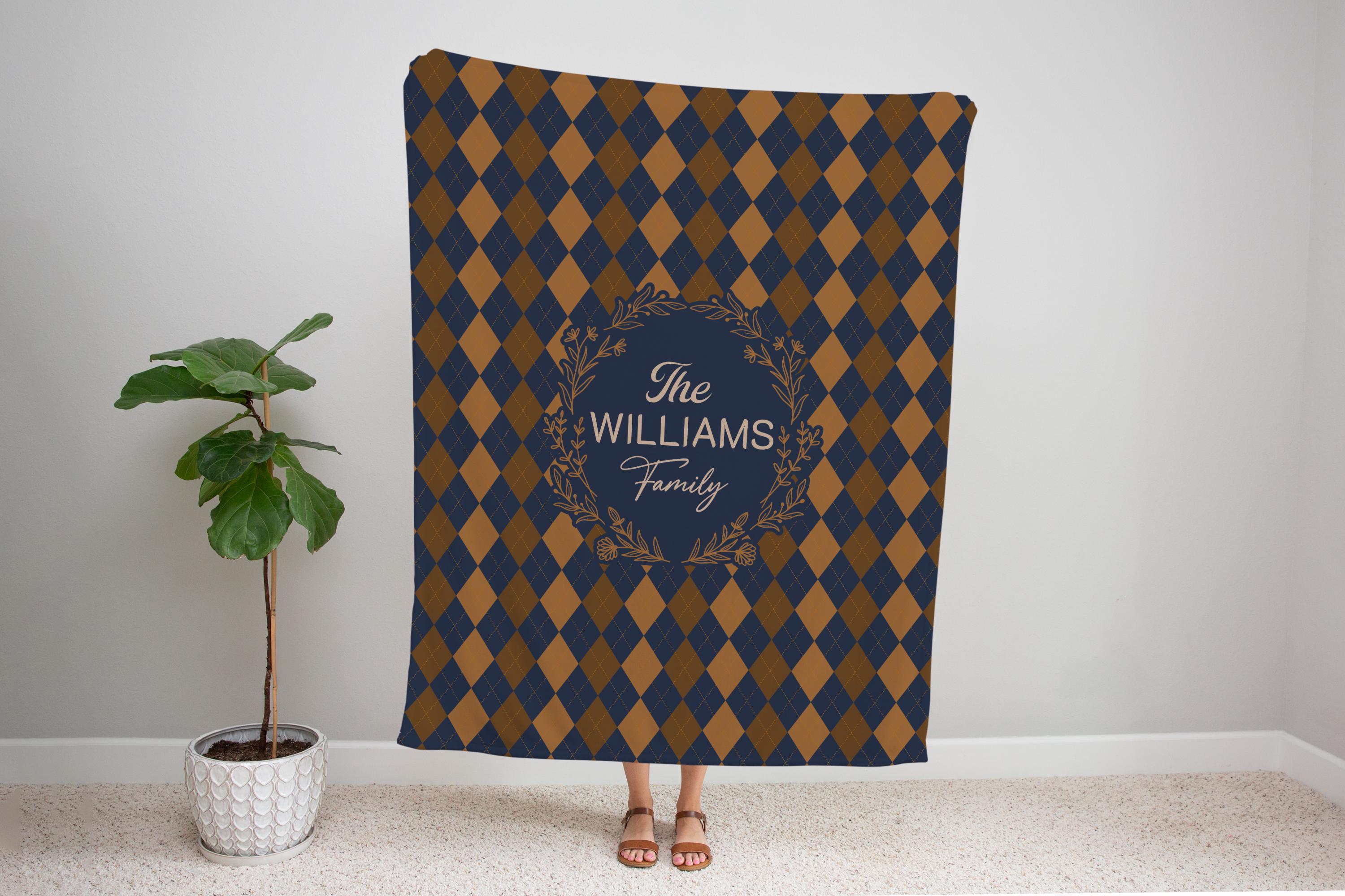 Last Name Initials Blanket