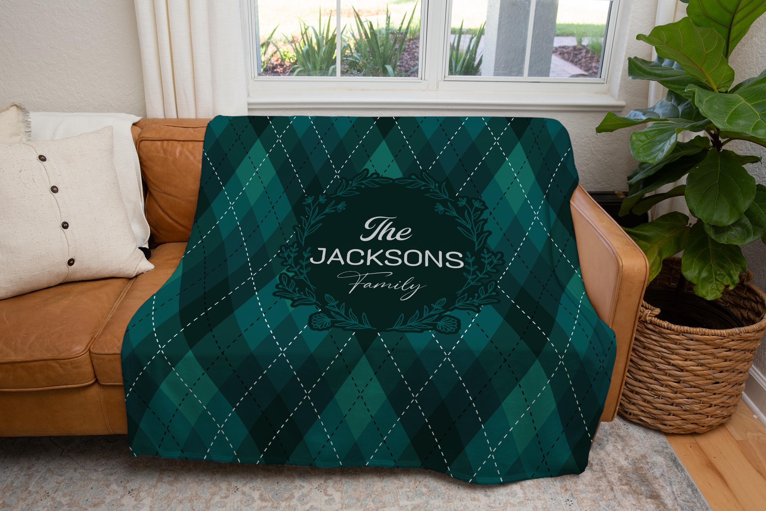 Last Name Initials Blanket