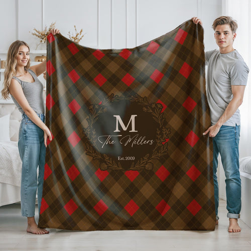 Last Name Initials Blanket